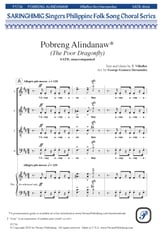 Pobreng Alindanaw SATB choral sheet music cover